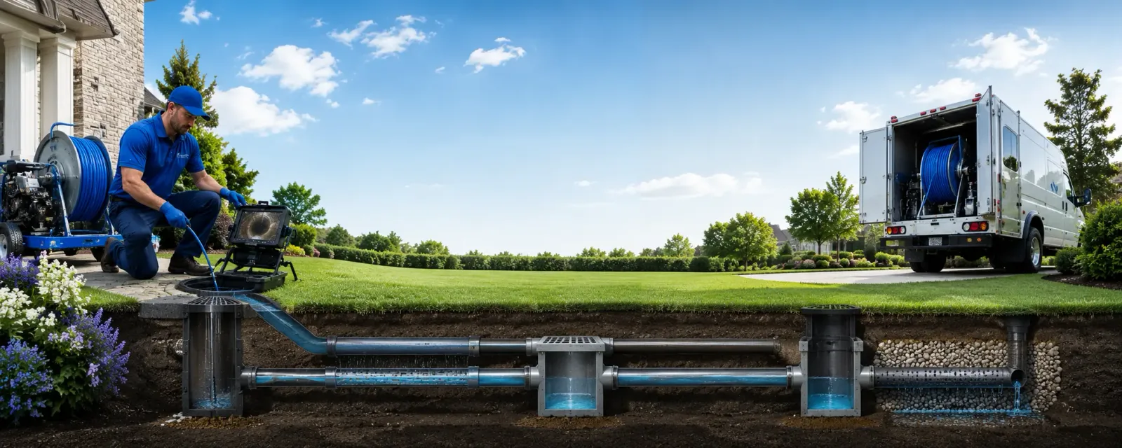 Outdoor drain cleaning information for Montague, CA